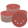 Luckyway Sanding Discs Set 180-Piece, 5 Inch 8 Hole Hook and Loop Sandpaper for Random Orbital Sander 40 60 80 120 150 240 320 400 600 Grit