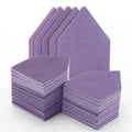 POLIWELL Triangle Sanding Sheets 100PCS 3.5x2.5in Ceramic Alumina - size: MIX