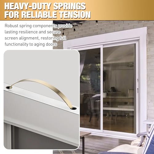 4 Pack Sliding Screen Door Rollers Compatible with Andersen