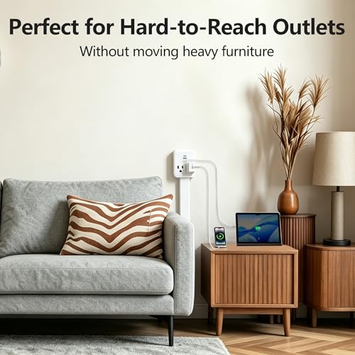 Electrical Outlet Extender Stick, Expandable 17.5"–26"