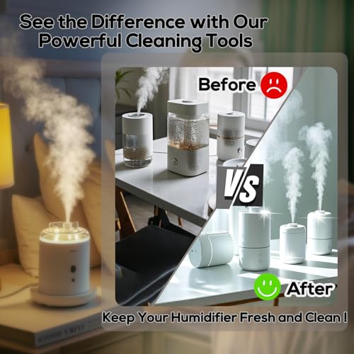 XANGNIER Humidifier Cleaner Brush Kits,11 Pcs - color: Multicolor
