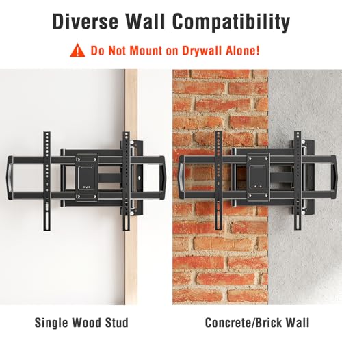 Outdoor TV Wall Mount Waterproof for 42-75 Inch TVs, 37.9" Long Extend Arm - size: Outdoor, Arm 37.9"