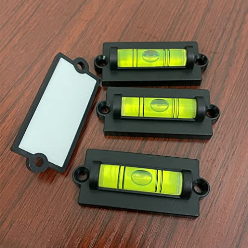 4Pcs Bubble Spirit Level RV Standard Levels with Mounting Holes RV Levelers Leveling Tool for RV Camper, Travel Trailer, Camping, Truck, Motorhome (Set-A)