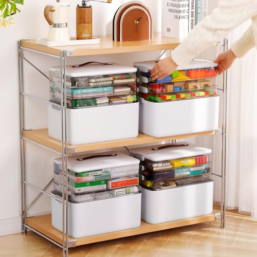 MOPALL Craft Medicine Cabinet Organizers Storage Box for Art Supply Sewing