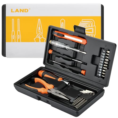 LAND 22-Piece Compact Tool Kit with Toolbox