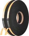 Kikerike Self Adhesive Foam Tape Weatherstrip 1/2In x 1/4In x 42Ft High Density Foam Insulation Strips Seal Weather Stripping with Strong Adhesive for Door and Window Sound Isolation Soundproofing - size: 1/2in x 1/4in x 42Ft