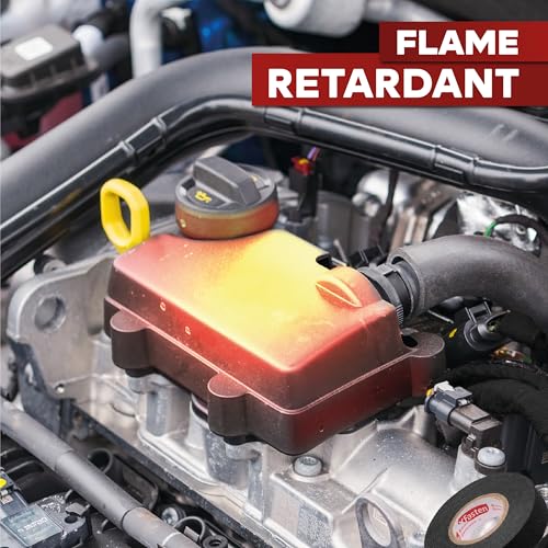 XFasten Black 3/4-Inch x 90-Feet (5-Pack) High-Heat Resistant Cloth Electrical Tape for Automotive Wire Loom - style: 3/4-Inch x 90-Feet (5-Pack)
