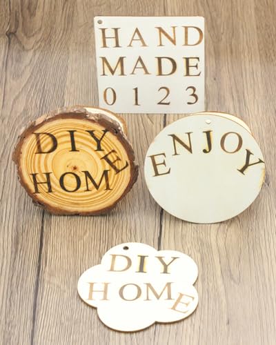 1/2" Wood Burning Letter Kit, 36Pcs Alphabet and Number Branding Iron - color: 1/2", 36 Pcs