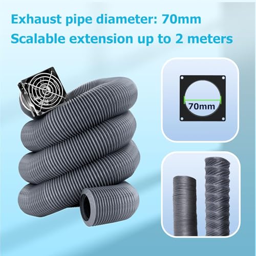 Fume Exhaust Kit for TOPCUBE Enclosure Removes Odors and Harmful Particles