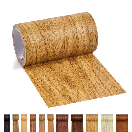ECOHomes Wood Grain Repair Tape (Golden Caramel, 4 Inch x 15 Feet) - color: Golden Caramel, size: 4 Inch By 15 Ft