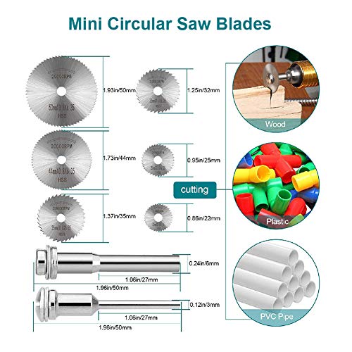shengbenhao 8Pcs Rotary Drill Saw Blades Compatible with Dremel