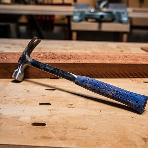 ESTWING Framing Hammer, 22oz Long Handle Straight Rip, Milled Face, E3-22SM - size: 22 oz, style: Milled Face