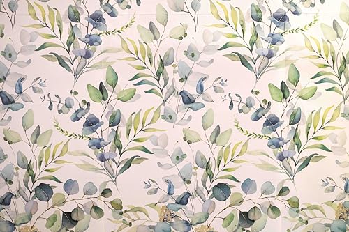 Main Street Peel and Stick Wallpaper Sheets, Eucalyptus, 12-Pack - style: Eucalyptus