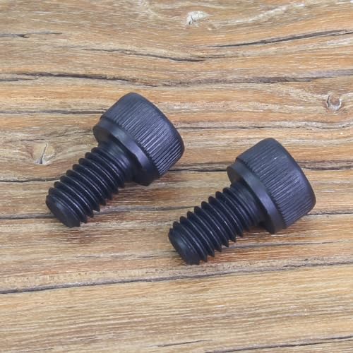 35 Pieces M6 x 10mm Socket Head Cap Screws, Thread Pitch 1.0mm, Sutemribor M6 Black Screws, 12.9 Grade Alloy Steel, Black Oxide Finish, Fully Threaded - size: M6 x 10mm, style: Socket Head