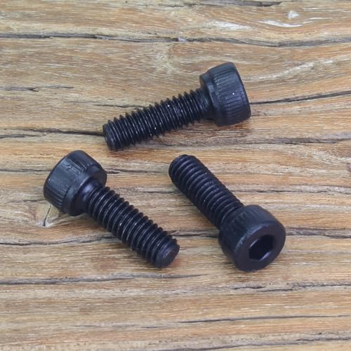 105 Pieces M4 x 12mm Socket Head Cap Screws, Thread Pitch 0.7mm, Sutemribor M4 Black Screws, 12.9 Grade Alloy Steel, Black Oxide Finish, Fully Threaded - size: M4 x 12mm, style: Socket Head