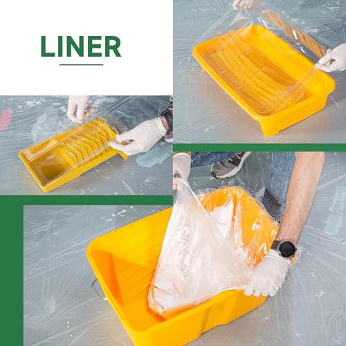 VOOMEY 28PCS 18 Inch Paint Roller Kit, Large Roller with Extension Pole - size: 18inch 28pc