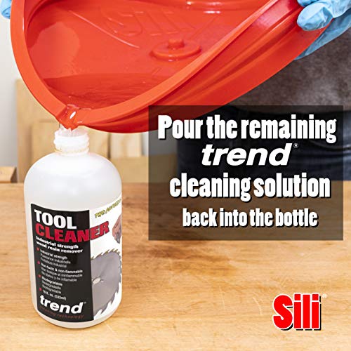 Deluxe Saw Blade Cleaner Kit w/Trend Spray Bottle Cleaner & 3 Wire Brushes