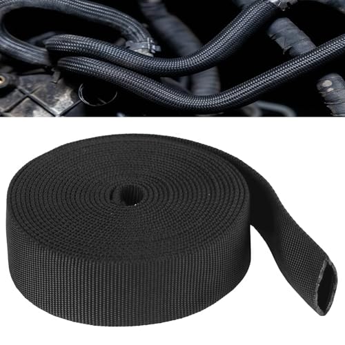 32.8FT Nylon Hydraulic Hose Protector Sleeve, Protective Braided Sleeve Cover for Small Hydraulic Hoses, TIG Torch Hoses, Welding Cables, Wire Harness and Cable Management, Wear Resistant Hose Sheath - size: 0.63 Inch ID