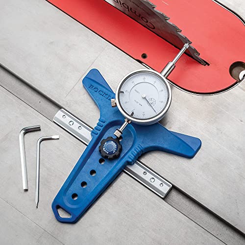 Rockler Table Saw Alignment Gauge with Precision Dial Indicator Tool