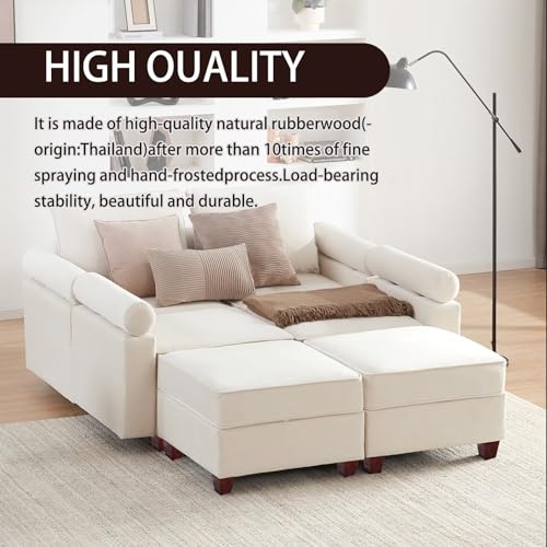 Wood Legs for Furniture 5 inch Heavy Duty Sofa Legs Square Brown Bed Legs Pack of 4, Mid Century Chair Feet, Sofa Replacement Parts, Dresser Leg Sideboard Recliner Couch Riser - color: Brown, size: 5"H*3.15"W