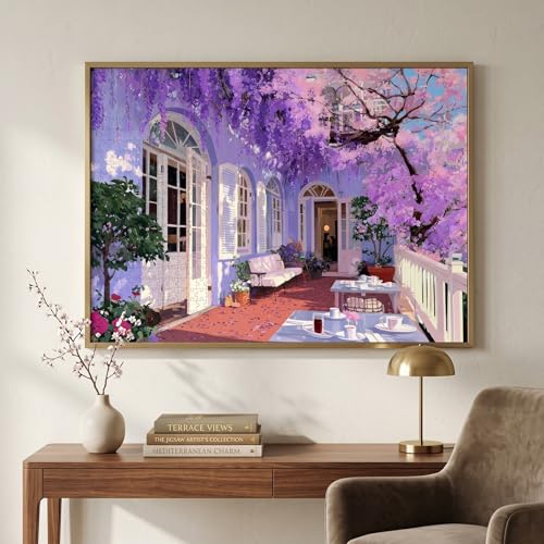 1000 Piece Puzzle for Adults, Afternoon Under Wisteria - color: Afternoon Under Wisteria