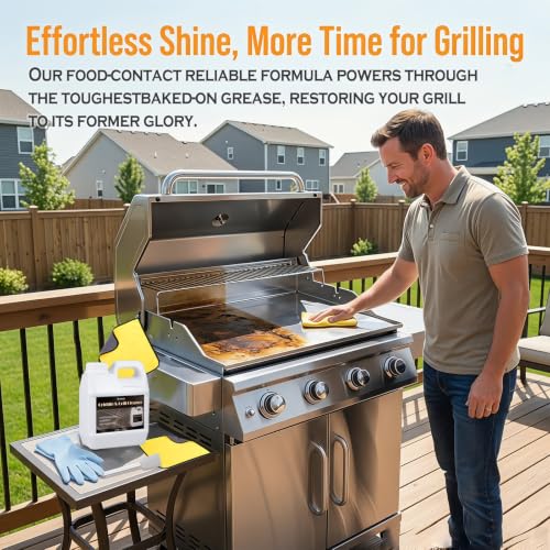Flat Top Griddle & Grill Cleaner Kit, 67.6fl.oz