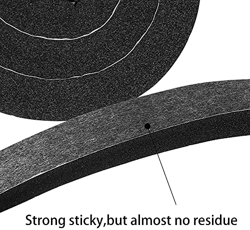 YIJUHOU 2 Rolls 1.18 Inch X 1 Inch Open Cell Foam Tape for Window Air Conditioner Insulation,High Resilience Weatherstrip Window Seal,Block The Draft and Cool Air Loss,Total 11FT - size: 1.18IN*1IN*11FT