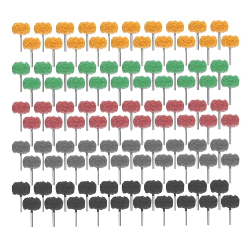 100Pcs Abrasive Buffing Wheels, 1 Inch Alumina Polishing Wheel - style: 100PCS-Buffing Wheels