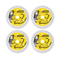 HIGHDRIL Diamond Concrete Blade 3" 75mm x Arbor 3/8" 10mm - 4pcs Angle Grinder Cutting Disc for Cutting Granite Hard Concrete Products Hard Artificial Natural Stones Clinker - size: Diamond Concrete Blade