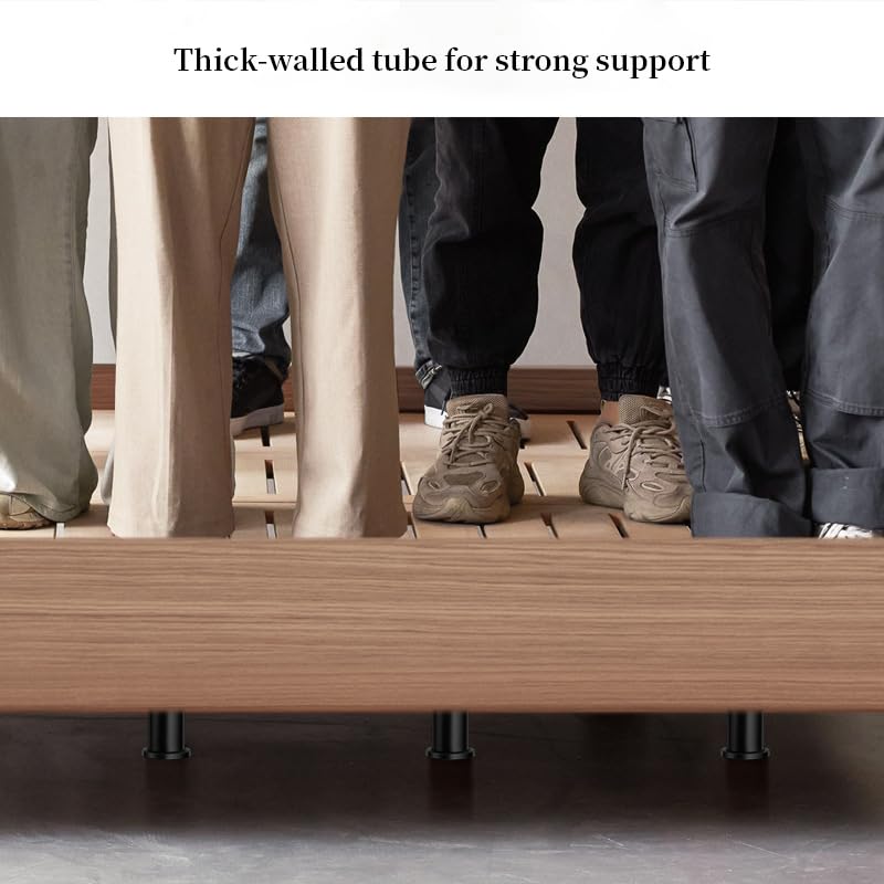 Adjustable Bed Legs 4PCS, Heavy Duty Center Slats, Plastic as Hard as Steel for King Bed, Sofa, Table, Dresser, Chair