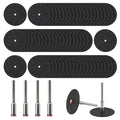 60Pcs Rotary Tool Cut Off Wheel 1-1/4 inch Reinforced Fiberglass Cut Off Wheels and 4Pcs Mandrels