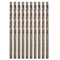 35 Pieces 1/8 Inch Twist Drill Bits，HSS65 Fully Ground Metal Jobber Length Drill Bits for Stainless Steel,Metal,Aluminum Alloy,Plastic,Wood - size: 1/8"(35pcs)