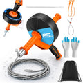 25FT Drain Auger with Drill Adapter, Plumbing Snake Clog Remover for Sinks