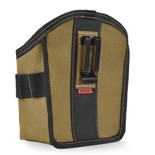 Tool Pouch Nails Screws Bag with Belt Clip (XL, Khaki) - color: Khaki