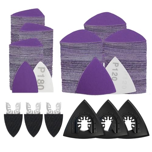 AMZWEI Upgraded 266CS Zirconia Oscillating Tool Sanding Kit - size: 266PCS