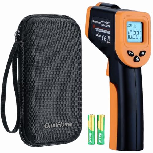 Infrared Thermometer Temperature Gun for Cooking -58℉~1022℉ - color: Black