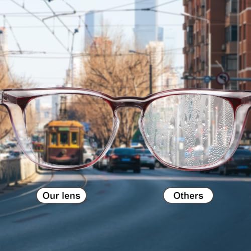 Qianyu 12 Pack Safety Glasses, Goggles Stylish Anti-Fog Protective Eyewear Cute Clear Glasses Multiple Colors Anti-Dust Eyewear for Nurses Women and Men