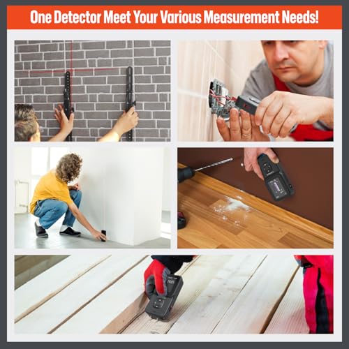 LifeBasis Stud Finder Wall Scanner, 10 in 1 Measuring Tool