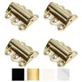 Litepak Screen Door Hinge Professional Grade Hardware Self-Closing Easy Install (4 Pack, Polished Brass) - color: Polished Brass, size: 4 Pack