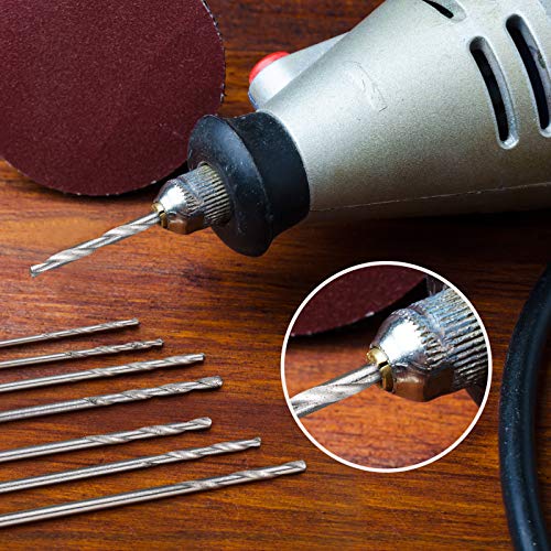 Honoson 40 Pieces Micro Drill Bit Set Small Hss Twist for Precision