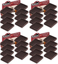 Yelanon Non Slip Furniture Pads for Hardwood Floors -8 Pcs 3” Furniture Coasters Cups, Anti Skid Furniture Grippers Rubber Feet, Floor Protectors for Furniture Bed Couch Stoppers (Pack of 4) - size: 8pcs 3" Square Brown (Pack of 4)