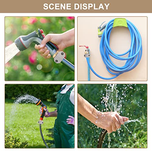Hose repair kit,（3 Sets）garden hose repair Fittings Aluminum Female and Male With Zinc Clamp Water Hose End Repair Connector Fit 3/4 Inch And 5/8 Inch Garden Hose，garden hose repair kit - size: 3/4 inches