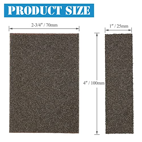 8Pcs 60 Grit Sanding Blocks, Jamiikury Coarse Sanding Sponge Washable and Reusable, Wet Dry Sandpaper Sponge for Wood Metal FurniturePaint and Drywall - size: 60 Grits