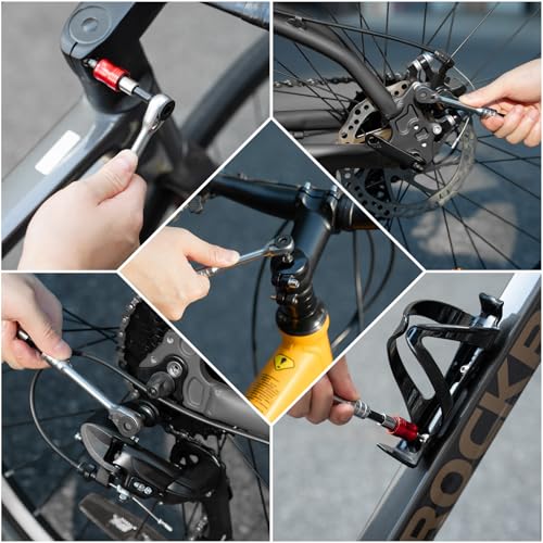 ROCKBROS Bike Tools Kit Set 14 in 1 Multi-Function Repair Tool - size: Small(Foldable)