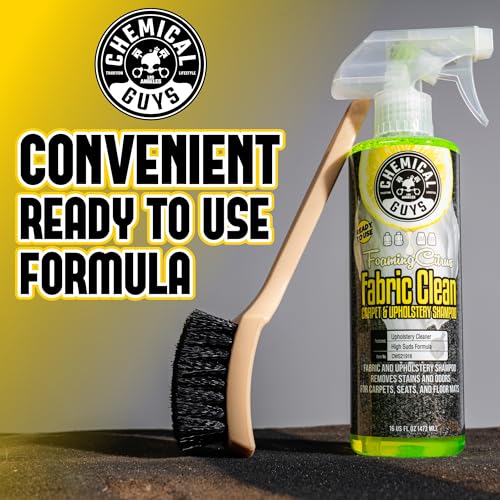 Chemical Guys, Citrus Fabric & Carpet Cleaner Spray with Brush Kit, 16 oz - size: 16 Fl Oz + Brush