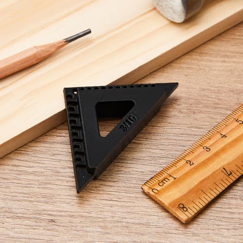 Shimeyao 4 Pcs Trimble Door and Window Casing Reveal Marking Tool 3/16 and 1/4 inch Trim Marking Gauge with Wood Pencils for Woodworking Decoration Projects
