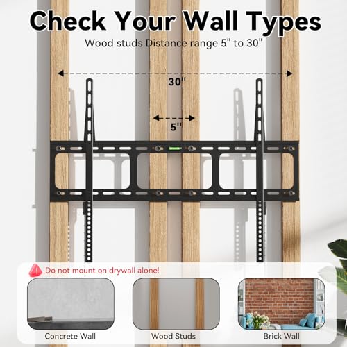 Ultra Slim TV Mount, Low Profile TV Wall Mount for 50"-100"
