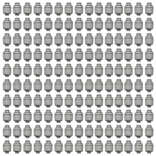 Conduit Connectors, 1/2 Inch, Straight, Grey, 150-Pack - size: 150-Pack