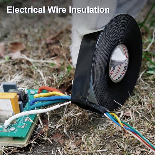 Self Amalgamating Rubber Splicing Tape Electrical Insulating Tape - size: 0.75 inches by 0.03 inches by 30 feet