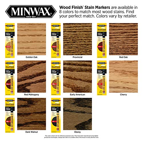 Minwax 634900000 Wood Finish Stain Marker for Touch Ups, Ebony - size: Pack of 1 (1/3 oz each)